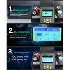 DUOYI DY3015B Car Multi-language 12V Battery Tester, DY3015B