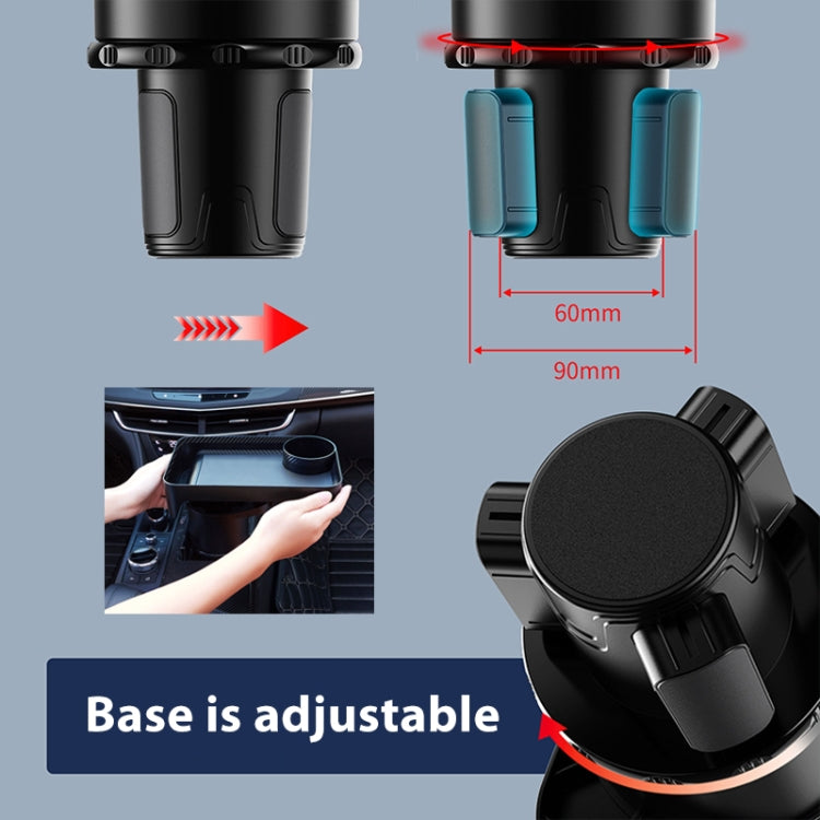 Car 360 Degree Rotation Water Cup Holder Multi-functional Dining Table, Dining Table