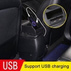 Car Multi-functional Dual USB Armrest Box Booster Pad, Microfiber Leather Curved Type, Microfiber Curved Type (Black), Microfiber Curved Type (Black Red), Microfiber Curved Type (Black White)