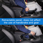 Car Multi-functional Dual USB Armrest Box Booster Pad, Carbon Fiber Leather Curved Type, Carbon Fiber Curved Type (Black), Carbon Fiber Curved Type (Black Red)), Carbon Fiber Curved Type (Black White)