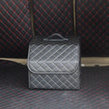 Car Trunk Foldable Storage Box, Checkered Small Size: 33 x 32 x 30cm, Checkered 33 x 32 x 30cm(Beige), Checkered 33 x 32 x 30cm(Black Red)