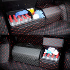 Car Trunk Foldable Storage Box, Checkered Small Size: 33 x 32 x 30cm, Checkered 33 x 32 x 30cm(Beige), Checkered 33 x 32 x 30cm(Black Red)