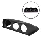 Car 52mm 3 Holes Dash Gauge Meter Pod Mount Holder, Black, 3 Holes, Black