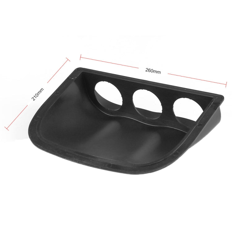 Car 52mm 3 Holes Dash Gauge Meter Pod Mount Holder, Black, 3 Holes, Black