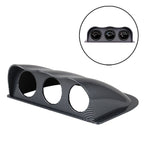 Car 52mm 3 Holes Dash Gauge Meter Pod Mount Holder, Carbon Fiber, 3 Holes, Carbon Fiber
