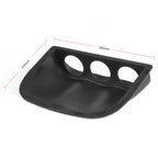 Car 52mm 3 Holes Dash Gauge Meter Pod Mount Holder, Carbon Fiber, 3 Holes, Carbon Fiber