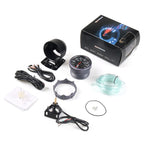 60mm Car Modified 0-3bar Turbocharged Instrument with Bracket, Turbocharged Instrument