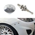 54mm Stainless Steel Quick-pins Push Button Billet Hood Pins Lock Clip Kit, 54mm (Silver), 54mm (Red), 54mm (Blue), 54mm (Black)