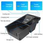 HFC-1050 Car Qi Standard Wireless Charger 10W Quick Charging for Audi A4L 2017-2022, Left Driving, HFC-1050