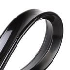 Car Modified Plastic Rear Wing Side Spoiler Lip, Black, Black