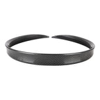 Car Modified Plastic Rear Wing Side Spoiler Lip, Carbon Fiber Texture, Carbon Fiber Texture