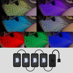 A17 Car Colorful Voice-activated RGB Foot LED Atmosphere Light, Single Light Star Version, Single Light Star Version
