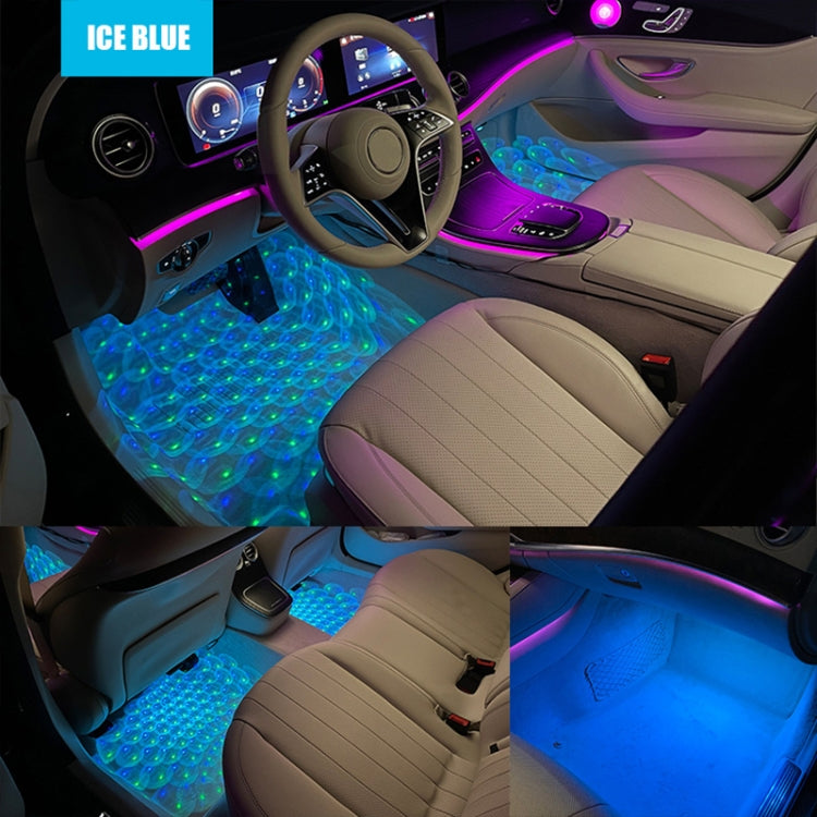 A17 Car Colorful Voice-activated RGB Foot LED Atmosphere Light, Single Light Star Version, Single Light Star Version