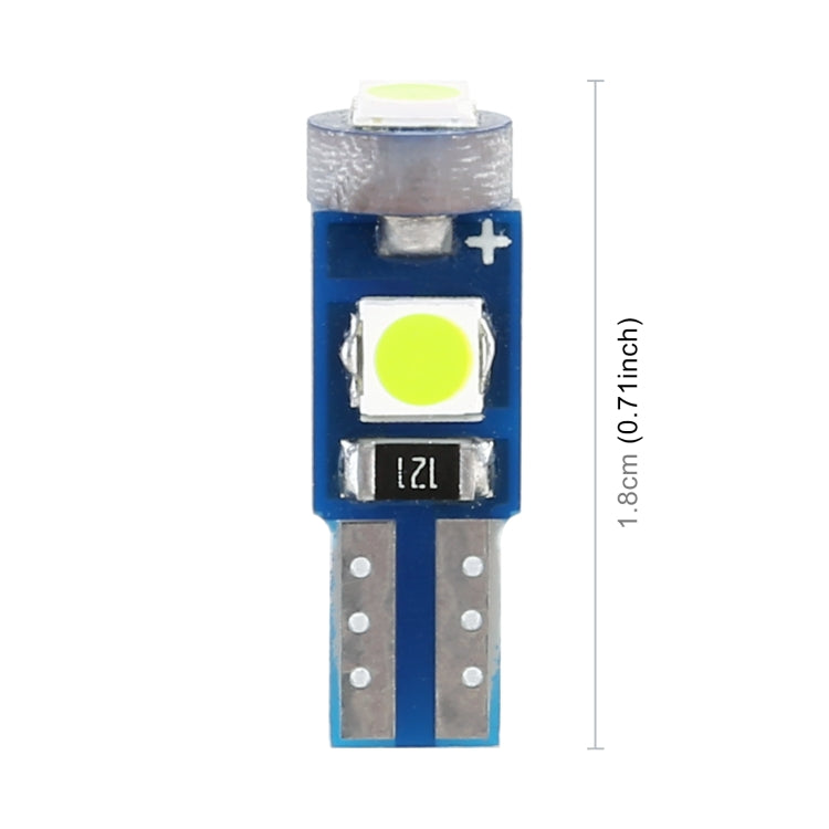 10 in 1 Car T5 0.2W DC12V Instrument Panel LED Decorative Light