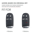 Hallmo Car Genuine Leather Key Protective Cover for Jeep Compass 5-button, For Jeep Compass 5-button (Black), For Jeep Compass 5-button (Blue), For Jeep Compass 5-button (Brown)
