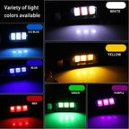 1 Pair DC12V 0.4W 3LEDs SMD-5630 Car / Motorcycle License Plate Light, Cable Length: 27cm, DC12V 0.4W