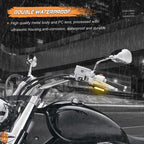 1 Pair Motorcycle Flashing Handlebar LED Turn Signal Light, Flashing