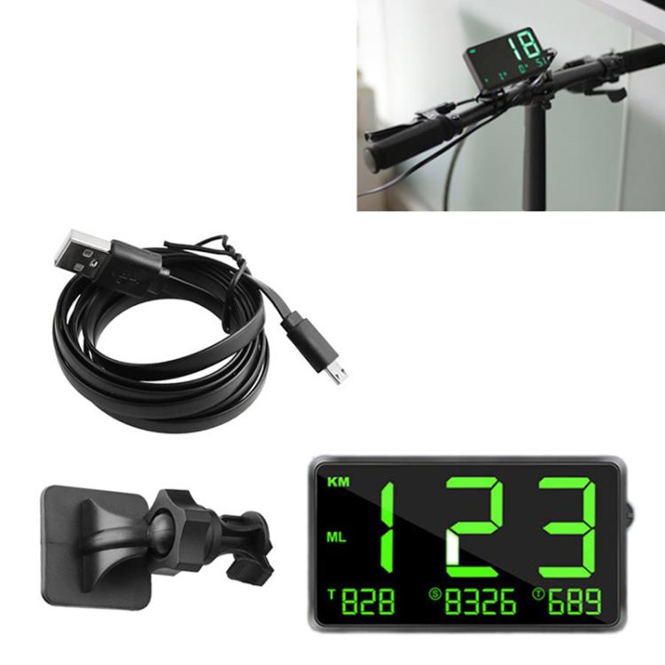 Car / Motorcycles HUD Display GPS Speedometer Overspeed Warning, GPS HUD