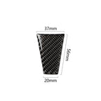 Carbon Fiber Car Steering Wheel Decorative Sticker for Tesla Model S / X, Steering Wheel