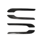 4 PCS Carbon Fiber Car Outside Handle Decorative Sticker for Tesla Model 3, Outside  Handle