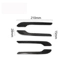 4 PCS Carbon Fiber Car Outside Handle Decorative Sticker for Tesla Model 3, Outside  Handle