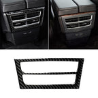 Carbon Fiber Car Rear Vent Panel Decorative Sticker for Tesla Model X, Rear Vent Panel