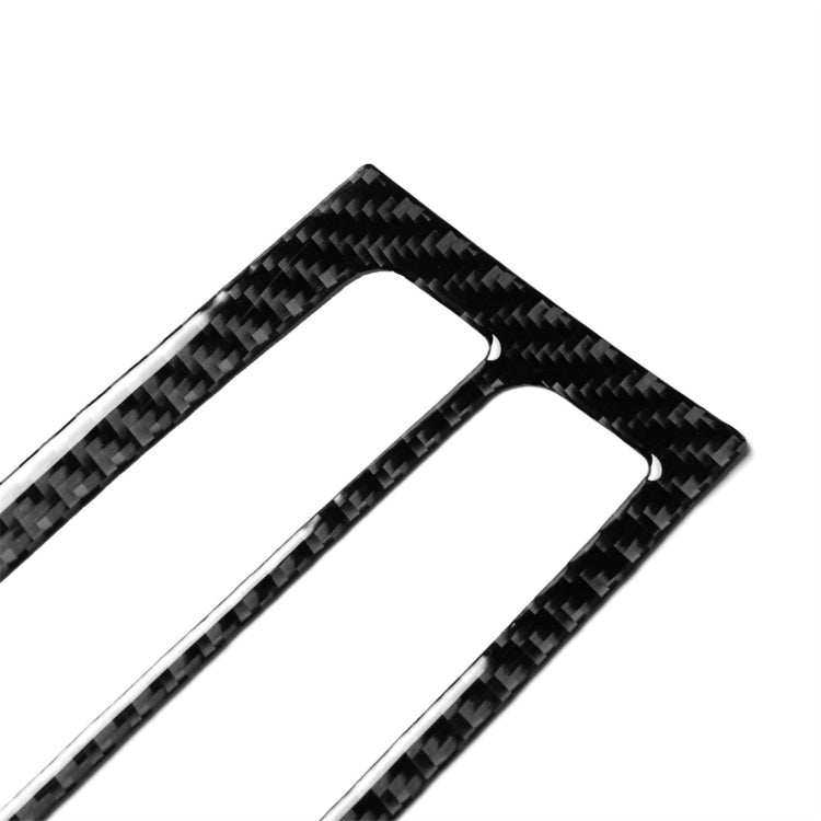Carbon Fiber Car Rear Vent Panel Decorative Sticker for Tesla Model X, Rear Vent Panel
