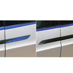 4 PCS Carbon Fiber Car Outer Door Handle Panel Decorative Sticker for Tesla Model X, Outer Door Handle Panel