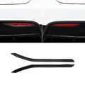 2 PCS Carbon Fiber Car Rear Fog Lamps Decorative Sticker for Tesla Model X, Rear Fog Lamps
