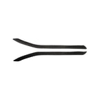 2 PCS Carbon Fiber Car Rear Fog Lamps Decorative Sticker for Tesla Model X, Rear Fog Lamps