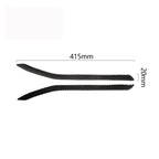 2 PCS Carbon Fiber Car Rear Fog Lamps Decorative Sticker for Tesla Model X, Rear Fog Lamps