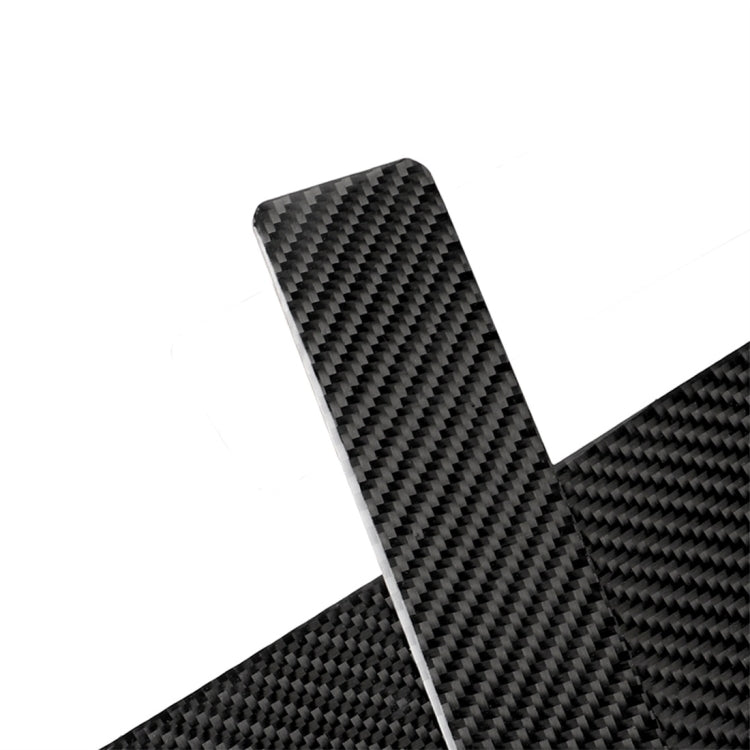Carbon Fiber Car Door Threshold Decoration Strip Stickers for Tesla Model X, Door Threshold