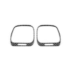 2 PCS / Set Carbon Fiber Car Left and Right Air Outlets Frame Decorative Sticker for Volkswagen Scirocco 2009-2016,Left and Right Drive Universal, Left and Right Air Outlets Frame