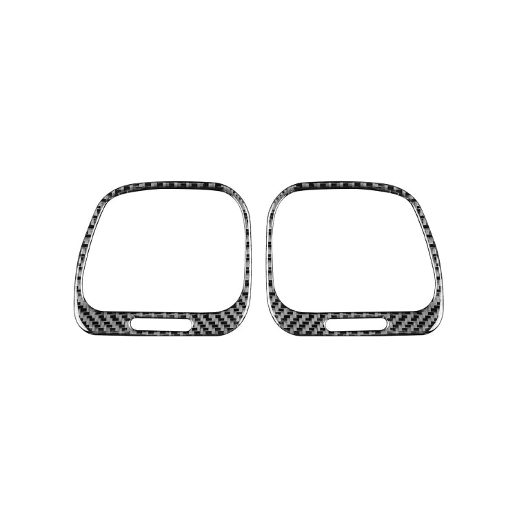 2 PCS / Set Carbon Fiber Car Left and Right Air Outlets Frame Decorative Sticker for Volkswagen Scirocco 2009-2016,Left and Right Drive Universal, Left and Right Air Outlets Frame