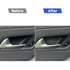 2 PCS / Set Carbon Fiber Car Inner Door Bowl Decorative Sticker for Volkswagen Scirocco 2009-2016,Left and Right Drive Universal, Inner Door Bowl