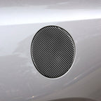Carbon Fiber Car Fuel Tank Cover Decorative Sticker for Volkswagen Scirocco 2009-2016,Left and Right Drive Universal, Fuel Tank Cover