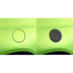 Carbon Fiber Car Fuel Tank Cover Decorative Sticker for Volkswagen Scirocco 2009-2016,Left and Right Drive Universal, Fuel Tank Cover