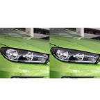 2 PCS / Set Carbon Fiber Car Light Eyebrow Decorative Sticker for Volkswagen Scirocco 2009-2016,Left and Right Drive Universal, Light Eyebrow
