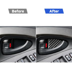 Carbon Fiber Car Inner Door Bowl Decorative Sticker for Toyota Old RAV4 2006-2013,Left and Right Drive Universal, Inner Door Bowl