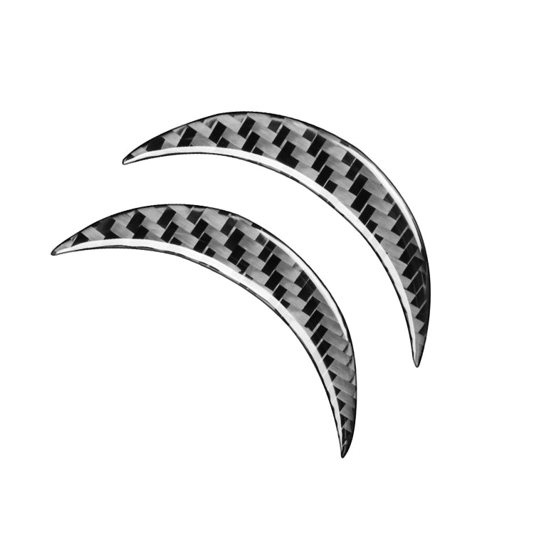 Carbon Fiber Car Steering Wheel Label Decorative Sticker for Toyota Old RAV4 2006-2013,Left and Right Drive Universal, Steering Wheel Label