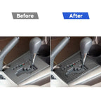 Carbon Fiber Car Gear Panel Decorative Sticker for Toyota Old RAV4 2006-2013,Left Drive, Gear Panel ,Left Drive