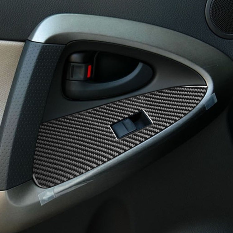 Carbon Fiber Car Lifting Panel Decorative Sticker for Toyota Old RAV4 2006-2013,Right Drive, Lifting Panel ,Right Drive