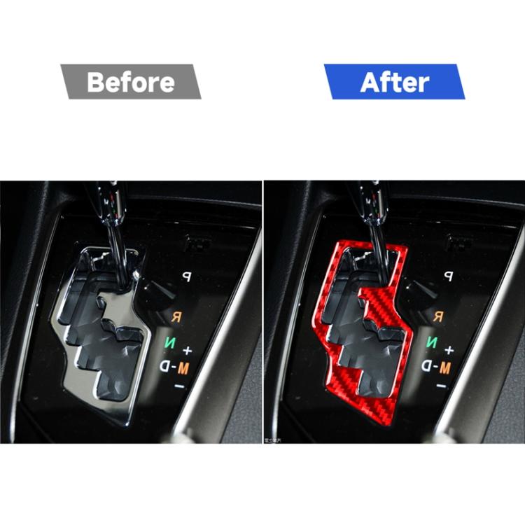 Carbon Fiber Car Gear Decorative Sticker for Toyota Corolla 2014-2018,Right Drive, Gear,Right Drive
