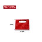 Carbon Fiber Car Cigarette Lighter Cover Decorative Sticker for Toyota Corolla 2014-2018,Left and Right Drive Universal, Cigarette Lighter Cover