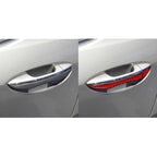 8 PCS / Set Carbon Fiber Car Outer Handle Decorative Sticker for Toyota Corolla 2014-2018,Left and Right Drive Universal, Outer Handle