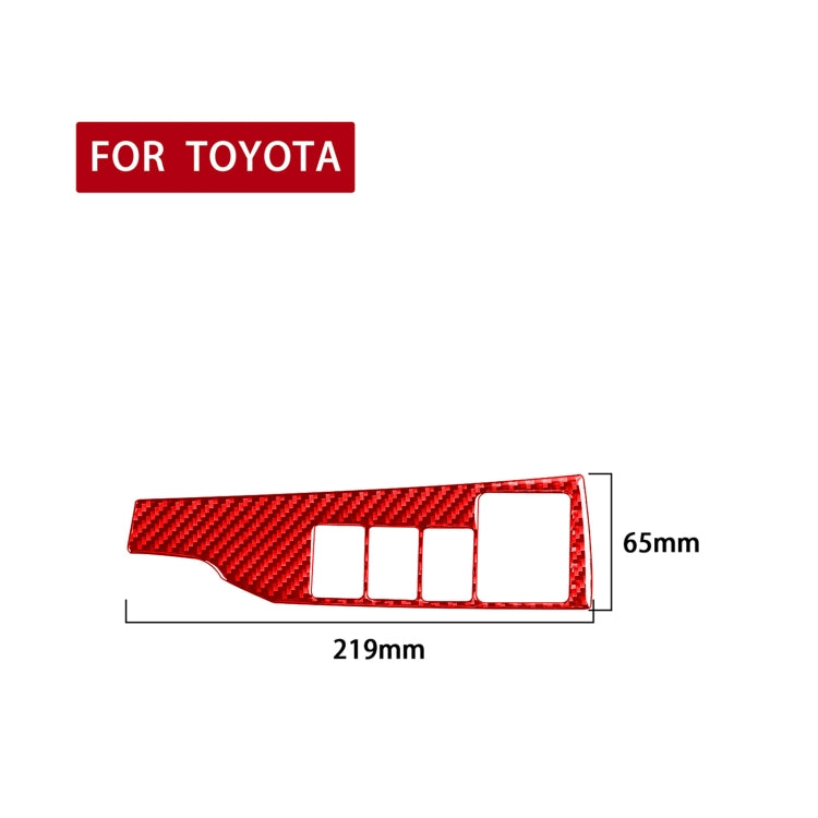 Carbon Fiber Car Headlight Switch Decorative Sticker for Toyota Corolla 2014-2018,Right Drive, Headlight Switch,Right Drive