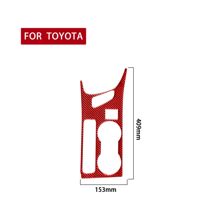 Carbon Fiber Car Cup Holder Panel B Decorative Sticker for Toyota Corolla 2014-2018,Left Drive, Cup Holder Panel B,Left Drive