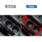 Carbon Fiber Car Cup Holder Panel B Decorative Sticker for Toyota Corolla 2014-2018,Left Drive, Cup Holder Panel B,Left Drive