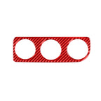 Carbon Fiber Car Air Conditioner Switch Panel B Decorative Sticker for Toyota Corolla 2014-2018,Left Drive, Air Conditioner Switch Panel B,Left Drive
