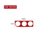 Carbon Fiber Car Air Conditioner Switch Panel B Decorative Sticker for Toyota Corolla 2014-2018,Right Drive, Air Conditioner Switch Panel B,Right Drive